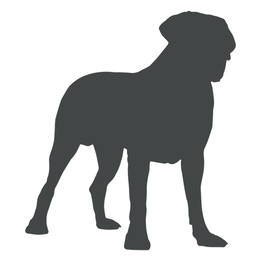 Classic dog silhouette