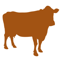 Farm animal cow silhouette Farm animal cow silhouette