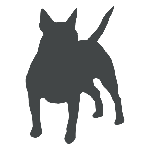 Dog silhouette boxer