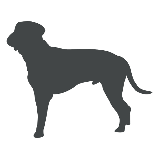 Hundeschattenbild das Seite aufwirft PNG-Design