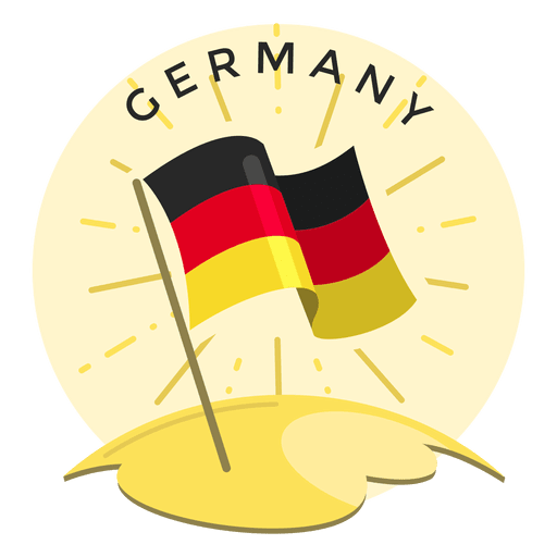 Bandera de alemania Diseño PNG