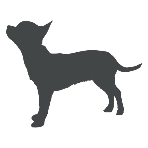 Filhote cachorro silueta posar uivar Desenho PNG