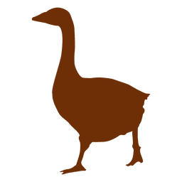 Schwan-Silhouette PNG-Design