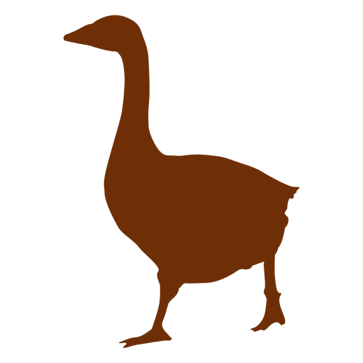 Silhueta de cisne Desenho PNG