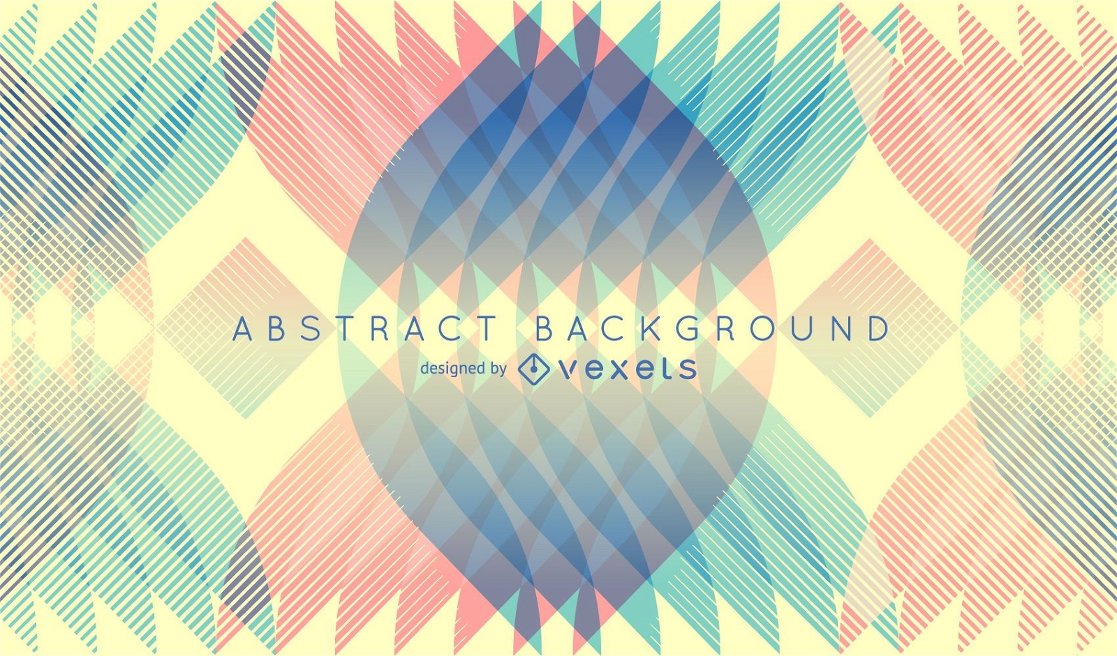 Retro background with geometrical shapes