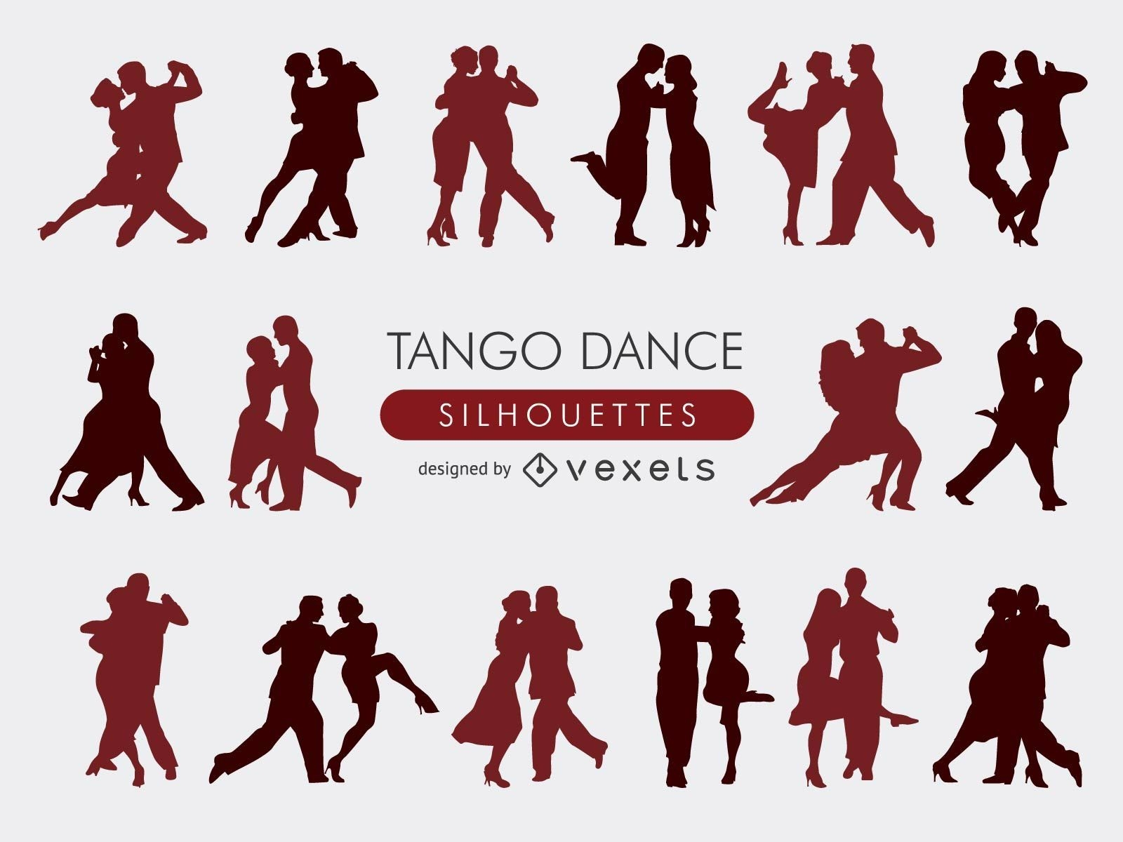 Tango Silhouetten Sammlung