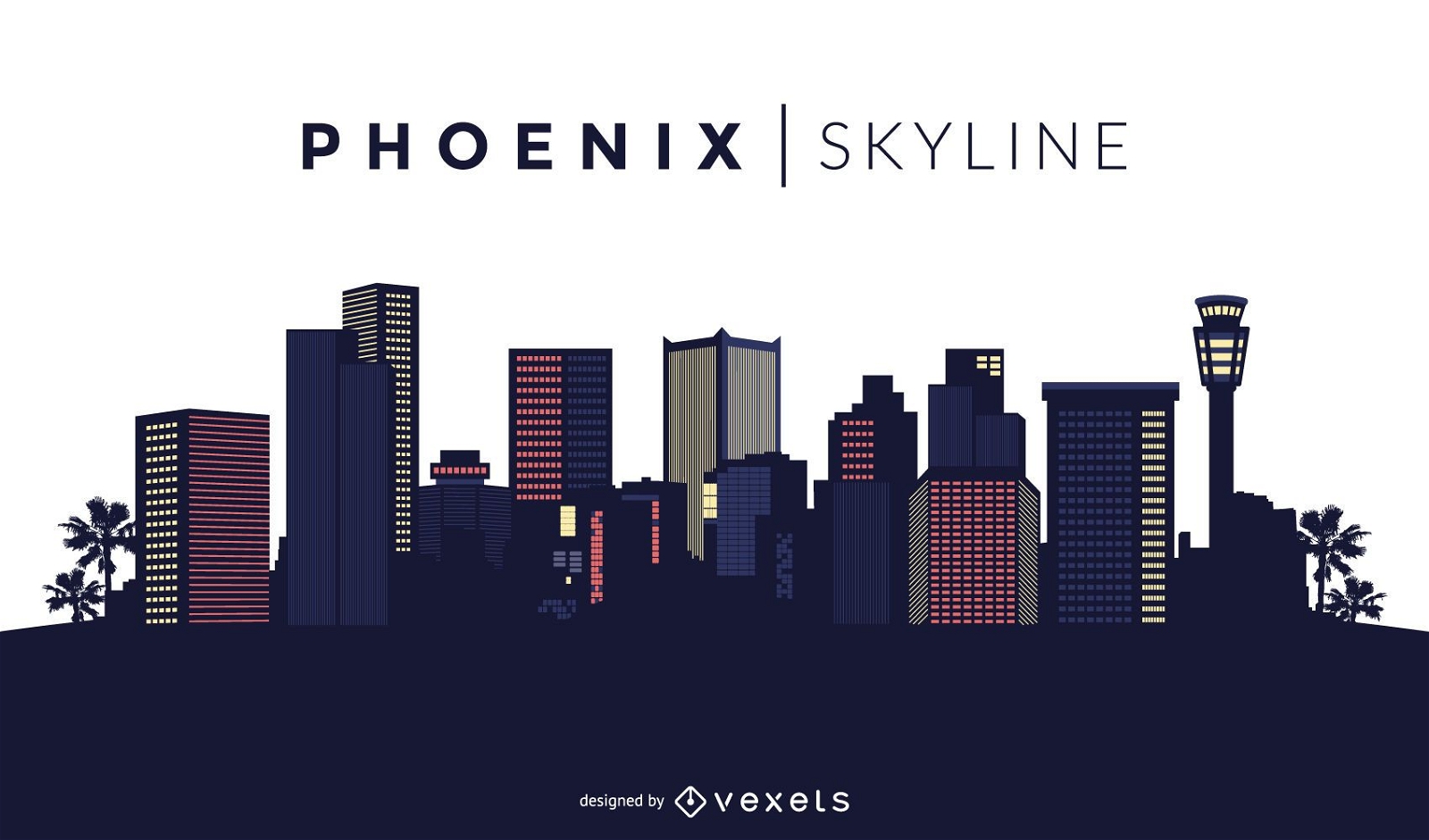 Phoenix skyline design