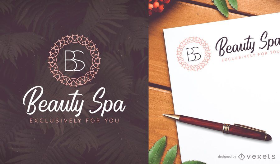 Diseño de plantilla de logotipo de Spa delicado Diseño de plantilla de logotipo de Spa delicado