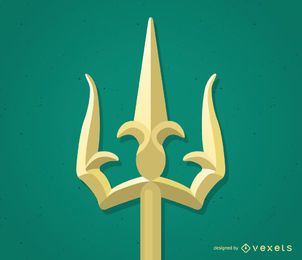 Trishul trident illustration Trishul trident illustration