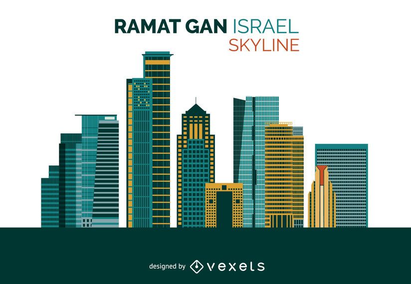 Ramat Gan skyline design Ramat Gan skyline design
