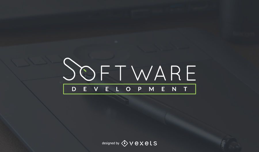 Software development logo template Software development logo template