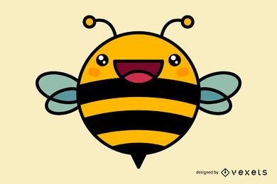 Cute dibujos animados de abejas