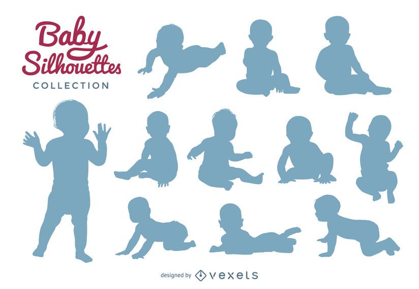 Baby silhouettes collection Baby silhouettes collection