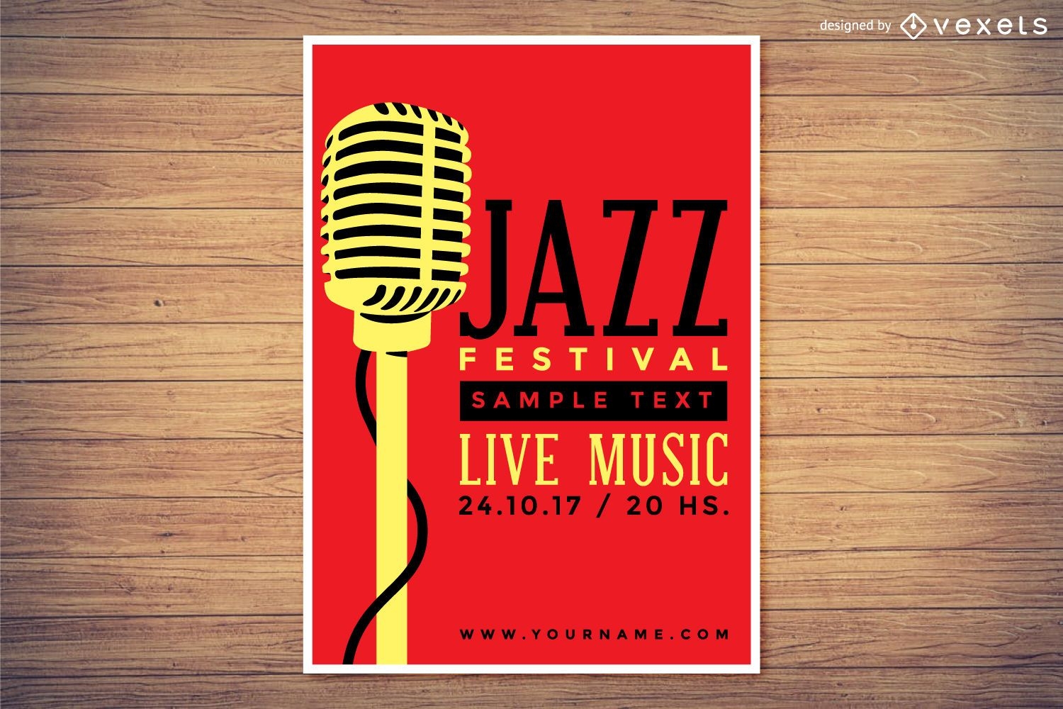 Jazz Festival Plakatgestaltung