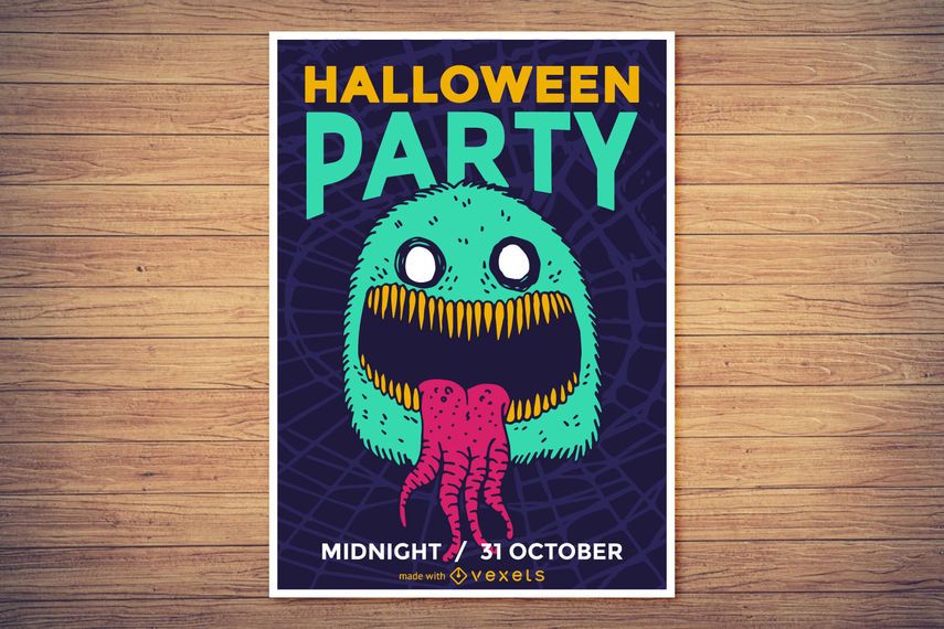 Spooky Halloween poster maker Spooky Halloween poster maker