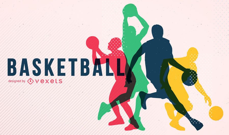 Basketball silhouette poster Basketball silhouette poster