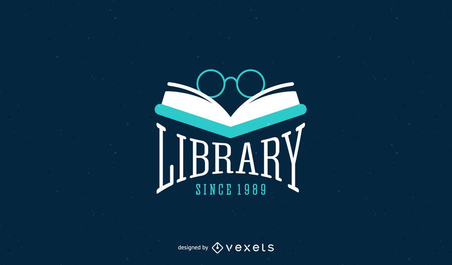 Diseño de la plantilla del logotipo de la biblioteca Diseño de la plantilla del logotipo de la biblioteca