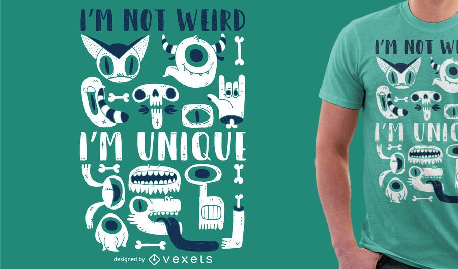 Monster illustration tshirt design Monster illustration tshirt design