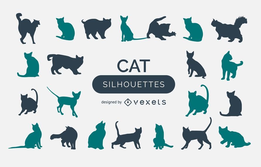 Cat silhouette collection Cat silhouette collection