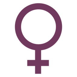 Female symbol PNG Design