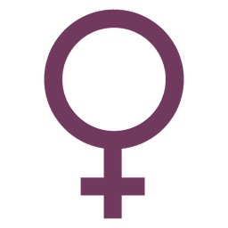 Símbolo femenino Transparent PNG