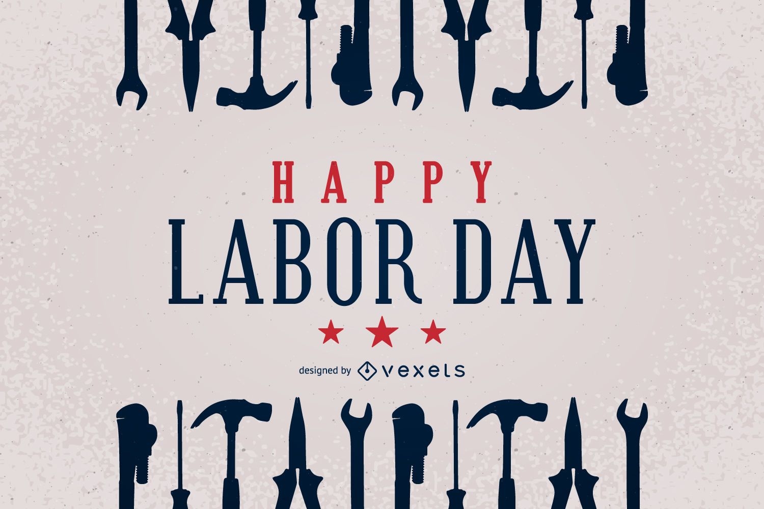 Labor Day design with tools