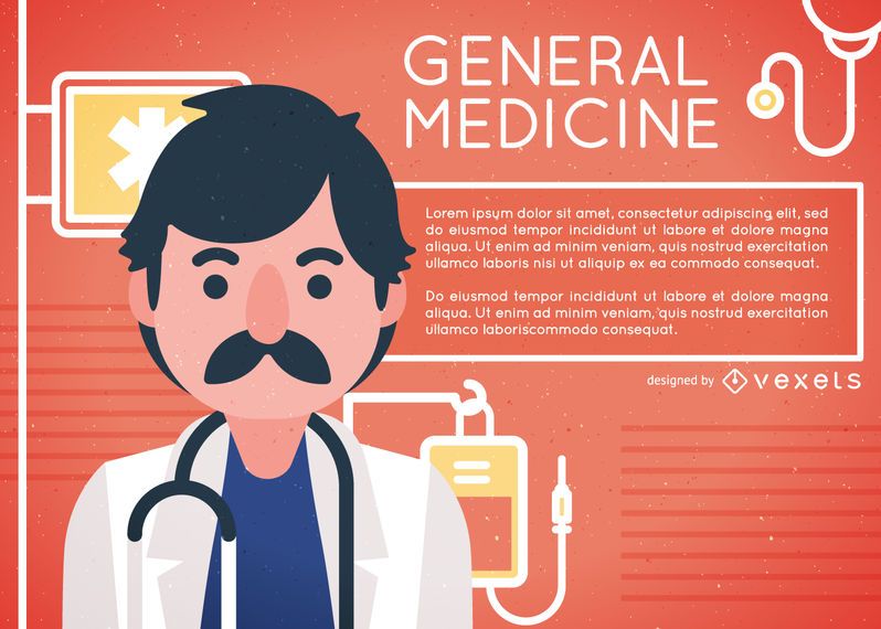 General Medicine illustration design General Medicine illustration design