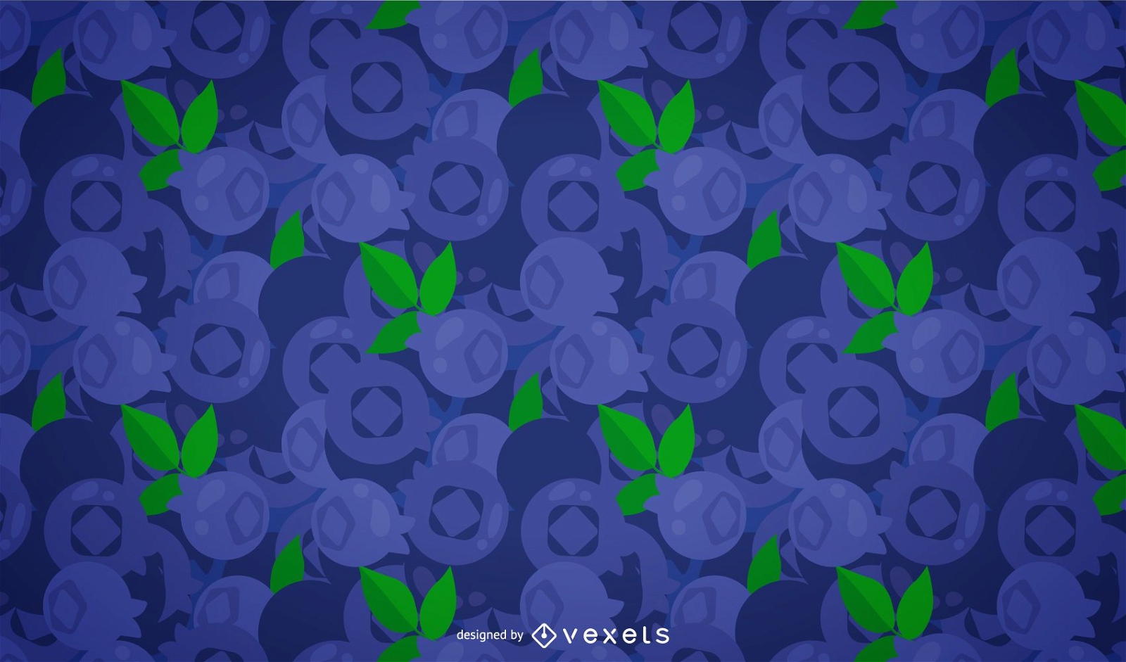 Blueberry pattern design