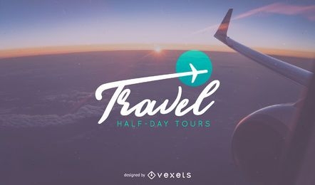 Travel logo template design