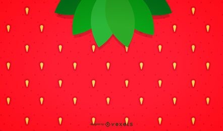Minimalist strawberry background