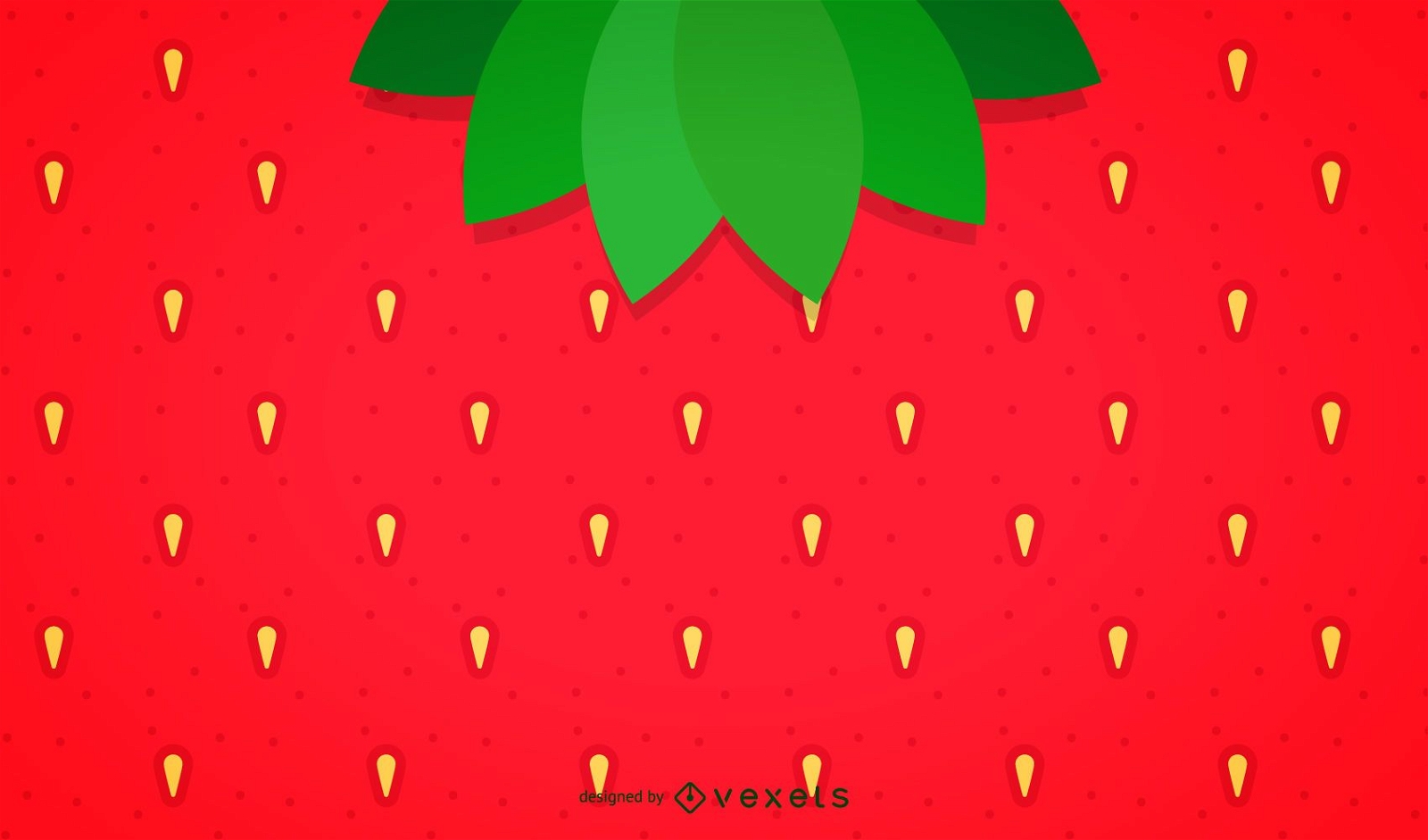 Minimalist strawberry background
