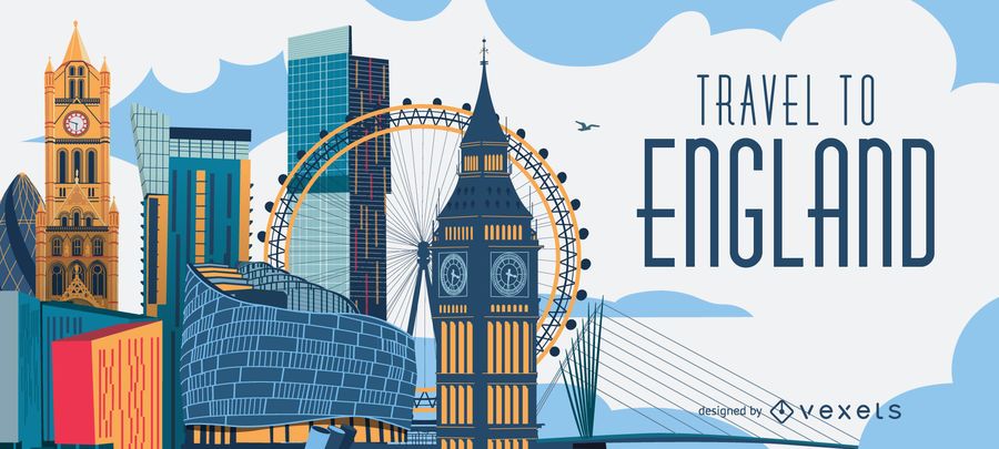 Travel to England London skyline Travel to England London skyline