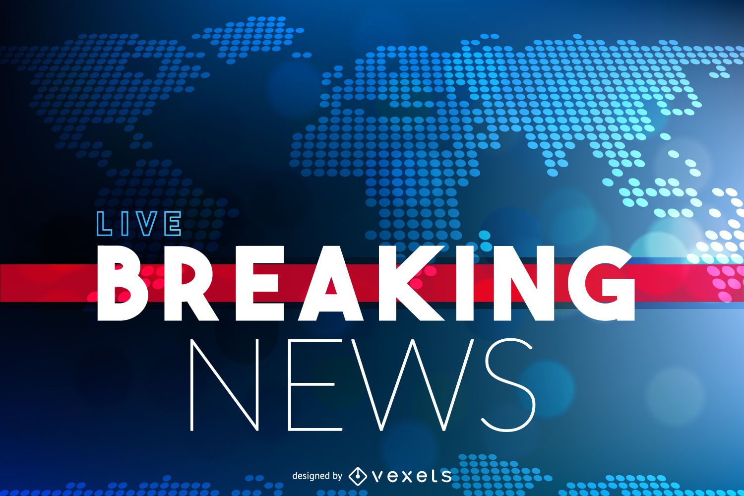 Live Breaking News Header Image Vector Download