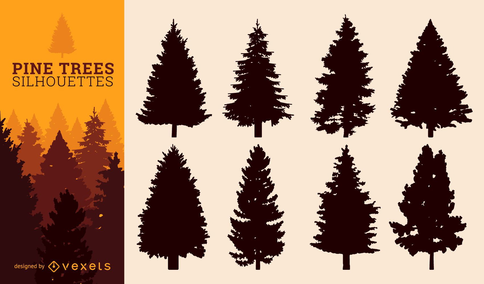 Download Tree Silhouette Vector Graphics To Download