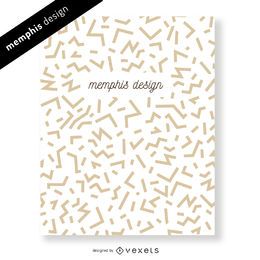Golden memphis pattern Golden memphis pattern