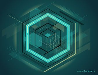 Futuristic abstract design