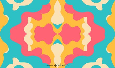 Abstract background with curvy shapes