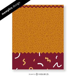 90er Memphis Design mit abstrakten Formen