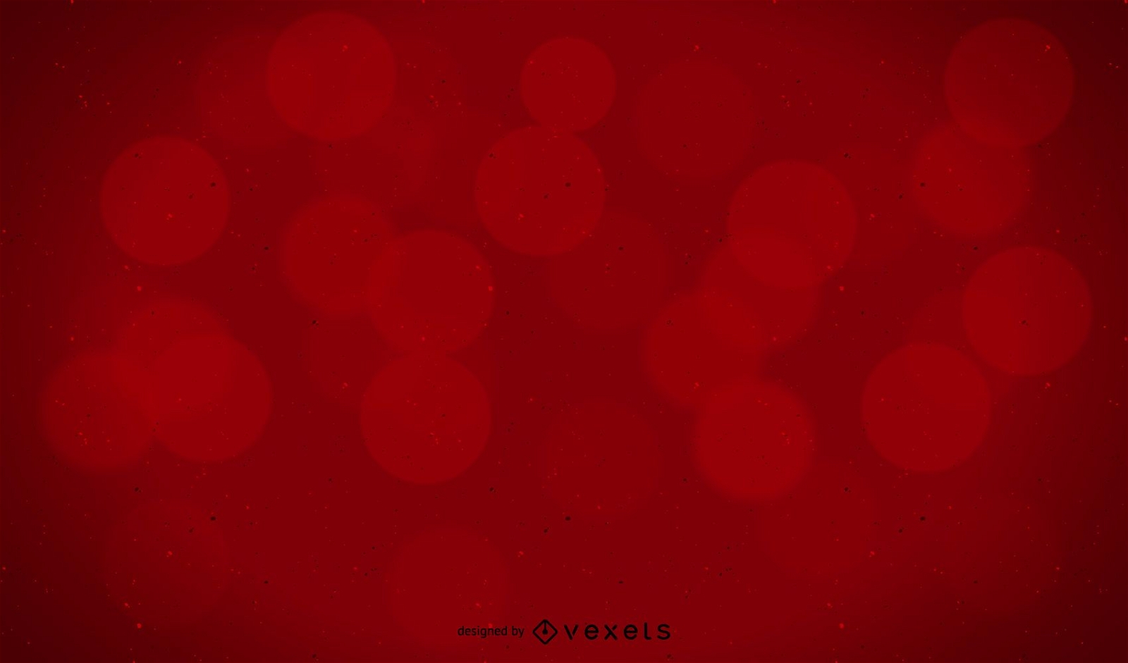Red Opaque Bokeh Background
