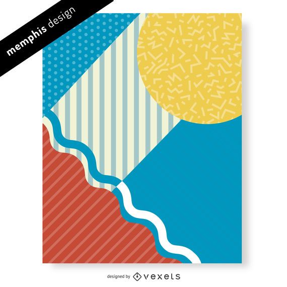Colorful abstract memphis 90s design Colorful abstract memphis 90s design