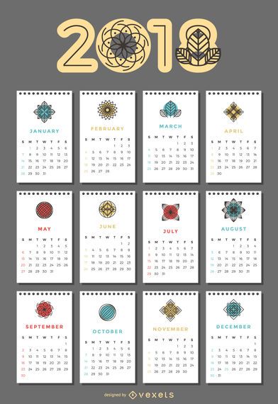 2018 calendar with flowers 2018 calendar with flowers