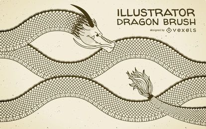 Dragon Illustrator brush Dragon Illustrator brush