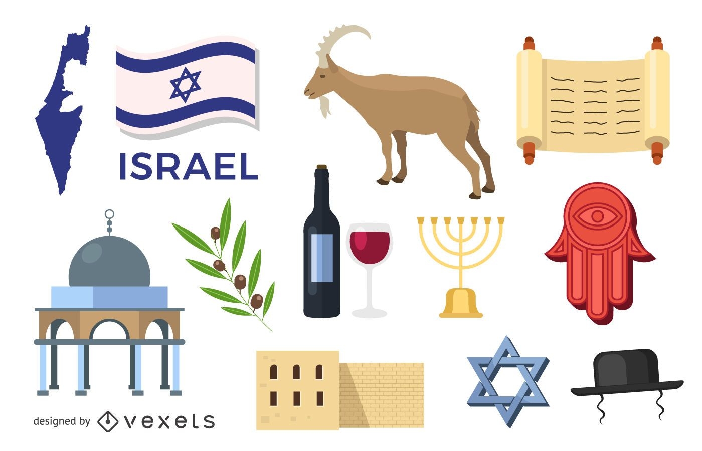 Conjunto de elementos de Israel