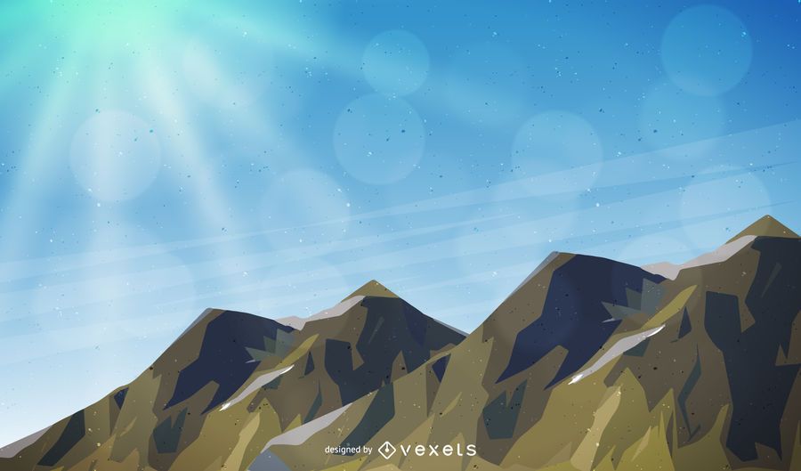 Mountain landscape illustration Mountain landscape illustration