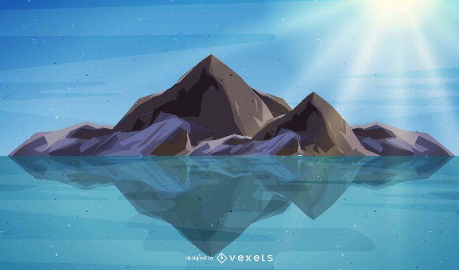 Mountain landscape illustration design Mountain landscape illustration design
