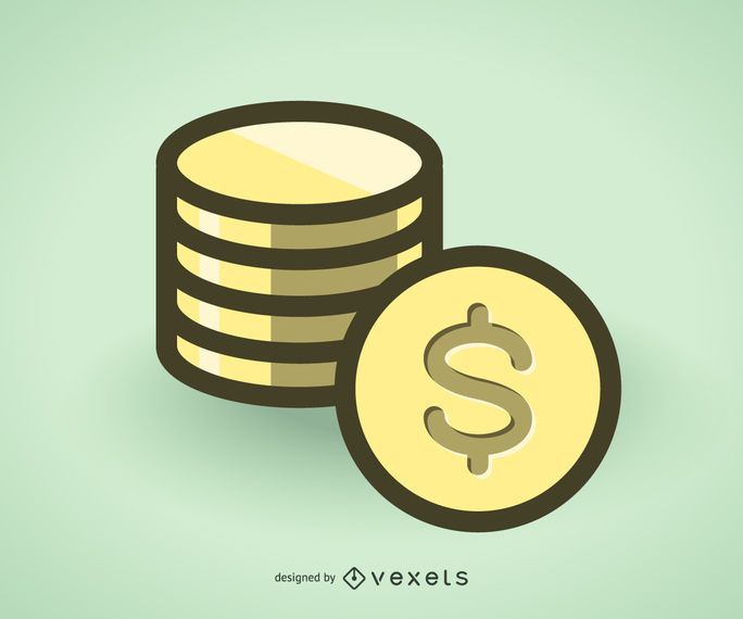 Gold coins icon Gold coins icon