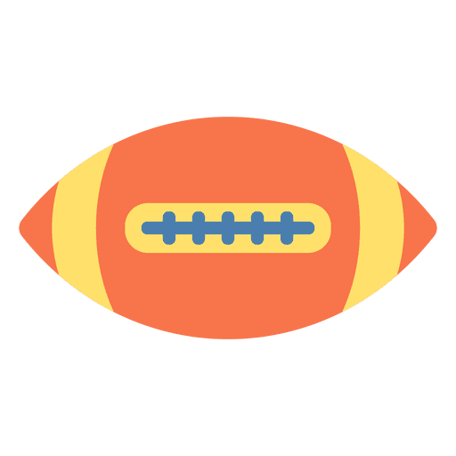 American football ball icon PNG Design