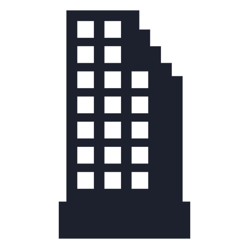 Silhueta de prédio de apartamentos - Baixar PNG/SVG Transparente