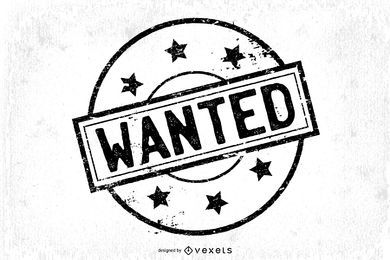 Wanted Stamp