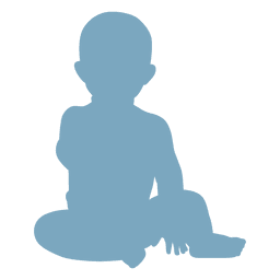 Silhueta de bebê Desenho PNG